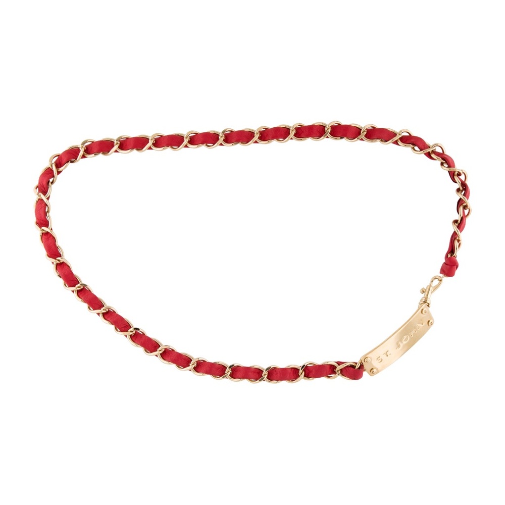 St. John skinny waist chain belt